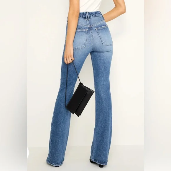 Good American SOFT-TECH GOOD CLASSIC SLIM BOOTCUT JEANS - Picture 2 of 9